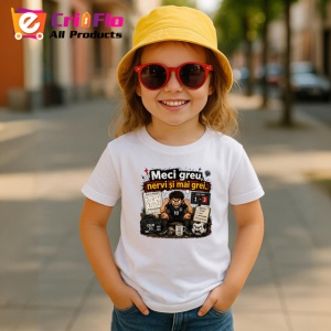 Tricou Meci Greu Nervi Si Mai Grei Suporter Amuzant, din bumbac 100% , tricou alb pentru Copii | Dama | Barbat - Img 5