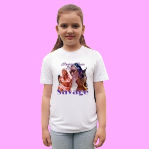 Tricou Megan Thee Stallion - Savage, muzica Hip-Hop (Gangsta Rap), Dama | Barbat | Copii - Img 3