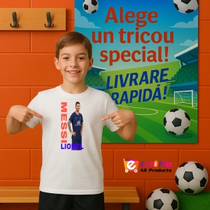 Tricou Messi Lionel PSH Prezentare - Copii | Dama | Barbat - Img 6