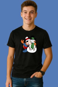 Tricou Mickey Cu Om De Zapada, din bumbac 100% Copii | Dama | Barbat - Img 3