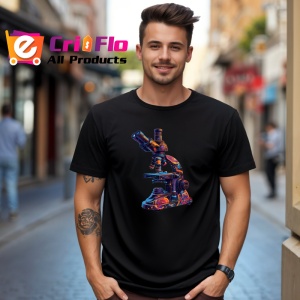 Tricou Microscop modern colorat in nuante inchise Copii | Dama | Barbat, culoare negru