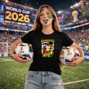 Tricou Mohammed Kudus Ghana World Cup Fifa 2026, din bumbac 100%, tricou negru, Copii | Dama | Barbat - Img 9