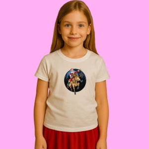Tricou Mos Craciun Cu Bere, din bumbac 100% Copii | Dama | Barbat - Img 3