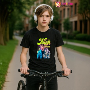 Tricou Nick Jonas, muzica Hip-Hop / Trap, Dama | Barbat | Copii, Culoare Negru - Img 10