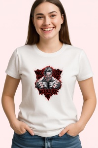 Tricou No Excuse Muschi Text Rosu, Copii | Dama | Barbat - Img 3
