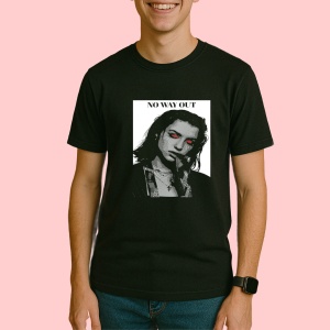 Tricou No Way Out, muzica Hip-Hop / Trap, Dama | Barbat | Copii, Culoare Negru - Img 3