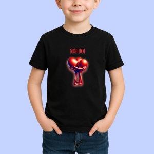 Tricou Noi doi suntem combinatia perfecta! Negru, Copii | Dama | Barbat