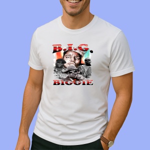 Tricou Notorious B.I.G. - Black & White Collage, muzica Hip-Hop / Trap, Dama | Barbat | Copii