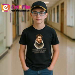 Tricou Nu sunt destept dart cand ma uit in jur prind curaj, Copii | Dama | Barbat , tricou negru - Img 5