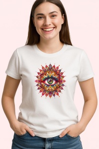 Tricou ochi mandala explozie solara, Copii | Dama | Barbat - Img 3