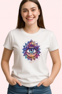 Tricou ochi mandala explozie stelara cosmica, Copii | Dama | Barbat