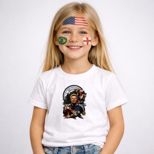 Tricou Oliver Kahn Germany World Cup Fifa 2026, din bumbac 100%, tricou alb, Copii | Dama | Barbat - Img 2