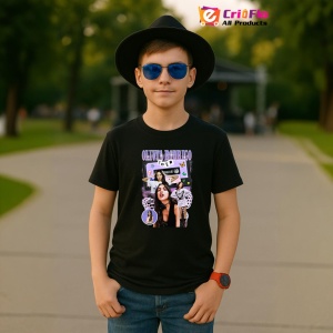 Tricou Olivia Rodrigo - SOUR Tape, muzica Hip-Hop / Alternative Rap, Dama | Barbat | Copii, Culoare Negru - Img 6