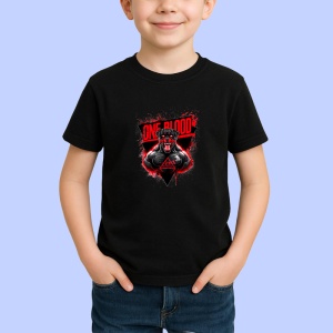 Tricou One Blood Barbat Masca Neagra, Copii | Dama | Barbat, culoare negru - Img 2