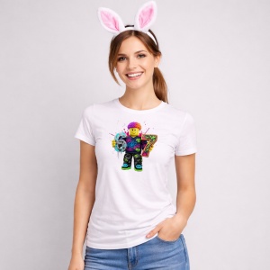 Tricou Paste 67 Roblox Boy Graffiti Drip Urban Splash Style, din bumbac 100%, tricou alb, Copii | Dama | Barbat