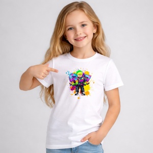 Tricou Paste 67 Roblox Boy Neon Splash Easter Vibe, din bumbac 100%, tricou alb, Copii | Dama | Barbat