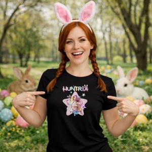 Tricou Paste Huntrix Kpop Star Aesthetic Pastel, din bumbac 100%, tricou negru, Copii | Dama | Barbat - Img 9