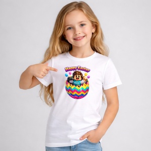 Tricou Paste Roblox Happy Easter Ou Colorat Pastel Gamer, din bumbac 100%, tricou alb, Copii | Dama | Barbat