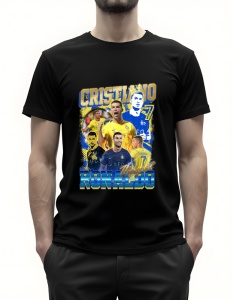 Tricou pentru barbati - Cristiano Ronaldo - The GOAT - Cristiano Ronaldo, GOAT, Al Nassr
