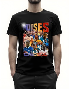 Tricou pentru barbati - Moises Caicedo - Motorul Ecuadorului - Moises Caicedo, Brighton, fotbal barbati