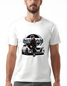 Tricou pentru barbati - Nissan Drive - Fiabilitate și Stil
