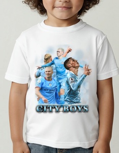Tricou pentru copii - City Boys - Manchester City, Fotbal de Elită, Premier League