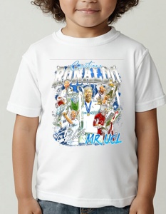 Tricou pentru copii - Cristiano Ronaldo - Domnul UCL - Cristiano Ronaldo, Real Madrid, fotbal copii