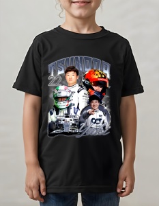 Tricou pentru copii - Formula 1 - Yuki Tsunoda - Img 1