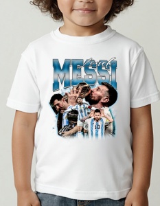 Tricou pentru copii - Lionel Messi - World Cup Champion - Lionel Messi, Argentina, fotbal copii