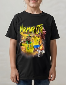 Tricou pentru copii - Neymar Jr - Brazilia, Fotbal Spectacol, PSG