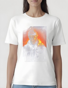 Tricou pentru dama - FIRE HALLOWEEN - Img 2