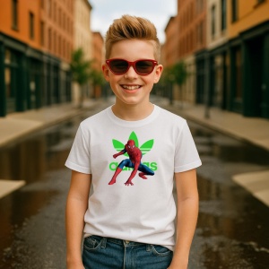 Tricou pentru mailander spider man Tricou Alb - Copii | Dama | Barbat - Img 2