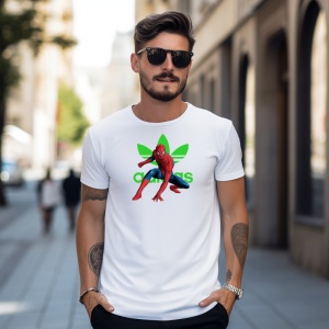 Tricou pentru mailander spider man Tricou Alb - Copii | Dama | Barbat