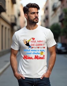 Tricou personalizat pentru bărbați din bumbac 100% - Que Guapa