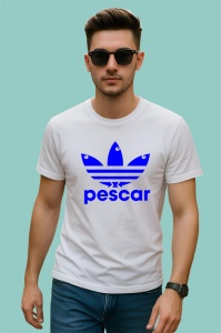 Tricou pescar mesaj glumet cu logo stilizat, Copii | Dama | Barbat - Img 2