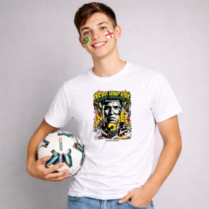 Tricou Piero Hincapie Ecuador World Cup Fifa 2026, din bumbac 100%, tricou alb, Copii | Dama | Barbat - Img 2