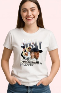 Tricou Pierre Gasly Colaj Podium Masina Costum Formula 1, Copii | Dama | Barbat