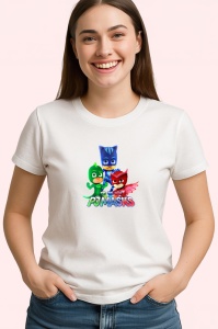 Tricou pj masks supereroi copii care lupta cu raufacatorii pe timp de noapte, Copii | Dama | Barbat - Img 3