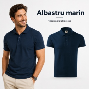 Tricou Polo Bărbați Malfini Cotton 212, 100% Bumbac, 170 g/m², Guler Polo, 16 Culori, Mărimi S-3XL - Img 13