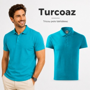 Tricou Polo Bărbați Malfini Cotton 212, 100% Bumbac, 170 g/m², Guler Polo, 16 Culori, Mărimi S-3XL - Img 23
