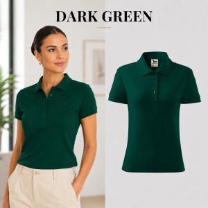 Tricou Polo Damă Malfini 213 Cotton, 100% Bumbac, 170 g/m², Guler Raiat, 5 Nasturi, Croială Cambrată, 17 Culori, XS–2XL - Img 14