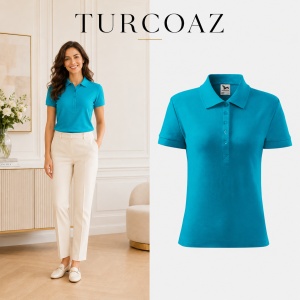 Tricou Polo Damă Malfini Cotton, 100% Bumbac, Croială Cambrată, Guler Polo Raiat, 5 Nasturi, 17 Culori, Mărimi XS–2XL - Img 25