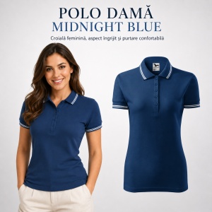 Tricou Polo Damă Malfini Urban 220 – 19 Culori, XS–2XL - Img 22
