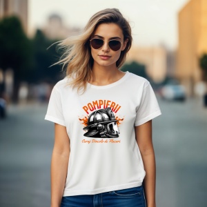 Tricou Pompierii Curaj Dincolo De flacari - Firefighter 1 - Copii | Dama | Barbat - Img 12