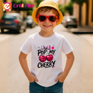 Tricou Pop cireasa mea, Fructe, Copii | Dama - Img 3