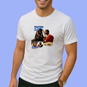 Tricou Pop Smoke - Money Style, muzica POP, Dama | Barbat | Copii - Img 2