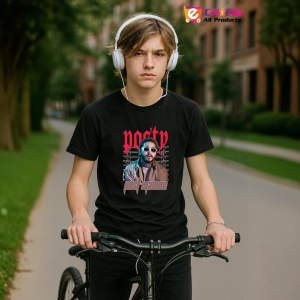Tricou Post Malone, muzica POP, Dama | Barbat | Copii, Culoare Negru - Img 10