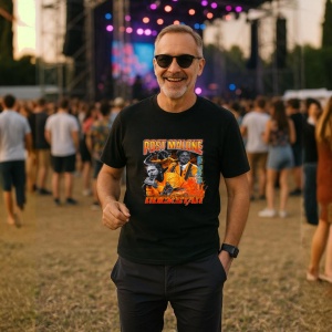 Tricou Post Malone - Rockstar Orange, muzica Hip-Hop / Rap, Dama | Barbat | Copii, Culoare Negru - Img 9