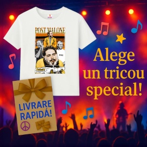 Tricou Post Malone - Yellow Mood, muzica POP, Dama | Barbat | Copii - Img 13