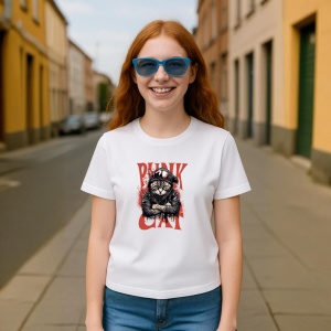 Tricou Punk cat - Copii | Dama | Barbat - Img 5